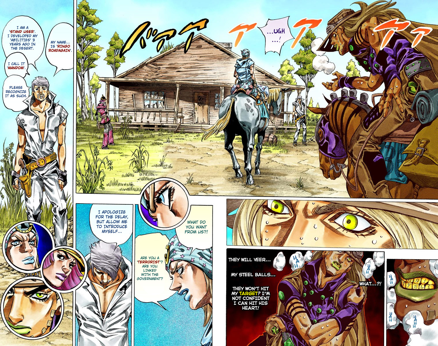 Jojo's Bizarre Adventure Part 7 - Steel Ball Run - Vol.8 Chapter 34: The True Man's World Part 2