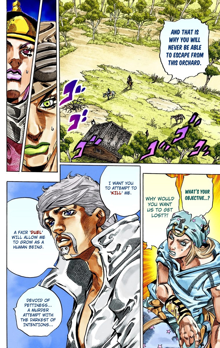 Jojo's Bizarre Adventure Part 7 - Steel Ball Run - Vol.8 Chapter 34: The True Man's World Part 2