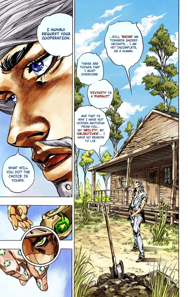 Jojo's Bizarre Adventure Part 7 - Steel Ball Run - Vol.8 Chapter 34: The True Man's World Part 2