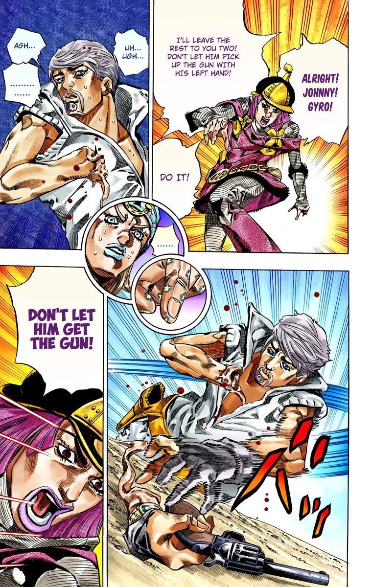 Jojo's Bizarre Adventure Part 7 - Steel Ball Run - Vol.8 Chapter 34: The True Man's World Part 2