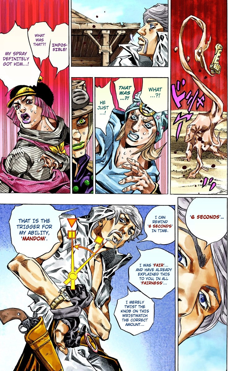 Jojo's Bizarre Adventure Part 7 - Steel Ball Run - Vol.8 Chapter 34: The True Man's World Part 2