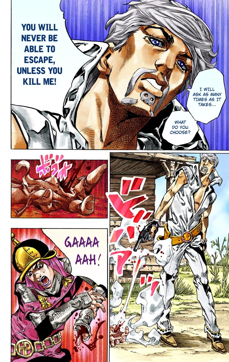 Jojo's Bizarre Adventure Part 7 - Steel Ball Run - Vol.8 Chapter 34: The True Man's World Part 2