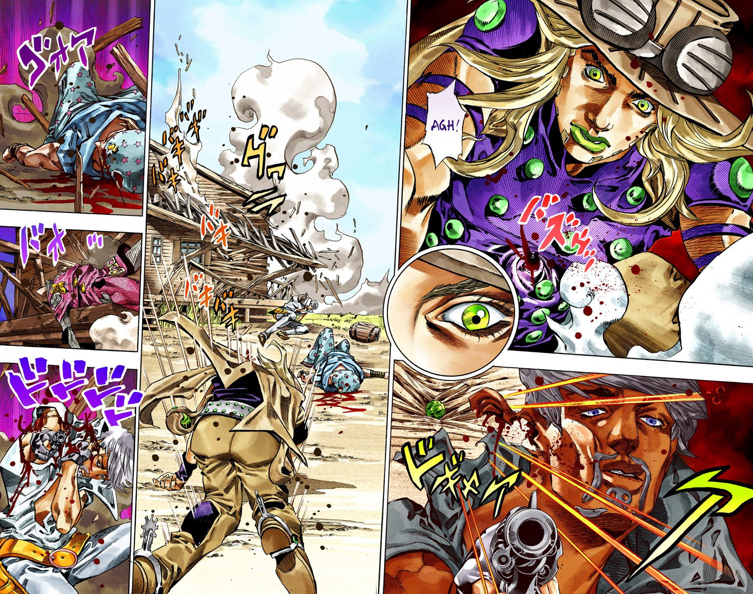 Jojo's Bizarre Adventure Part 7 - Steel Ball Run - Vol.8 Chapter 34: The True Man's World Part 2