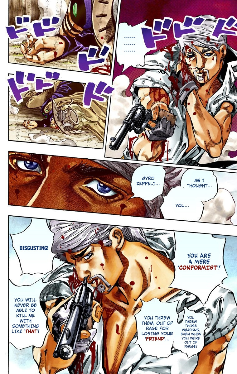 Jojo's Bizarre Adventure Part 7 - Steel Ball Run - Vol.8 Chapter 34: The True Man's World Part 2