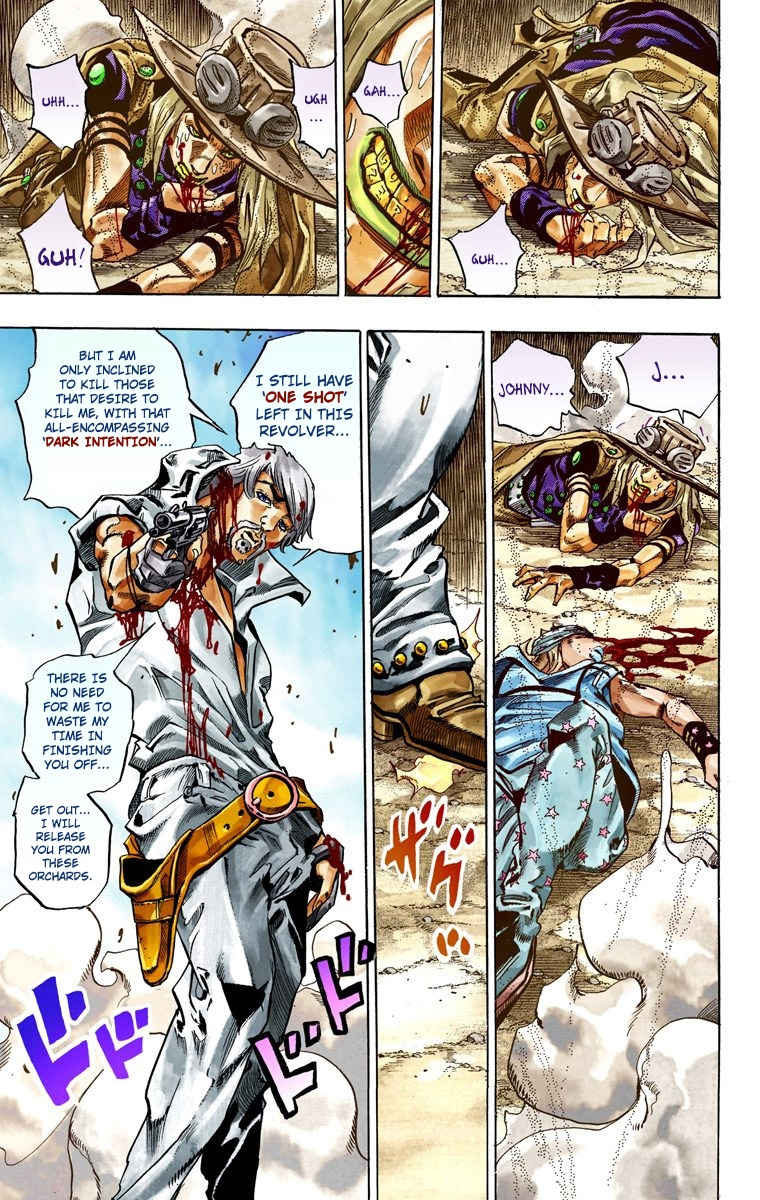 Jojo's Bizarre Adventure Part 7 - Steel Ball Run - Vol.8 Chapter 34: The True Man's World Part 2