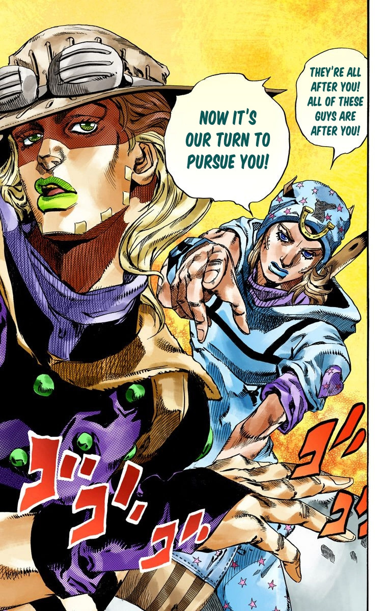 Jojo's Bizarre Adventure Part 7 - Steel Ball Run - Vol.19 Chapter 73: D4C Part 6