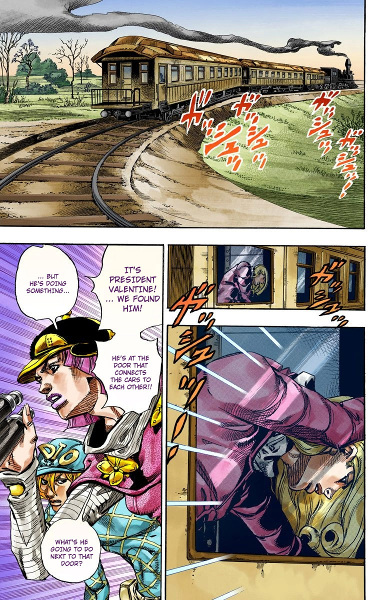 Jojo's Bizarre Adventure Part 7 - Steel Ball Run - Vol.19 Chapter 73: D4C Part 6