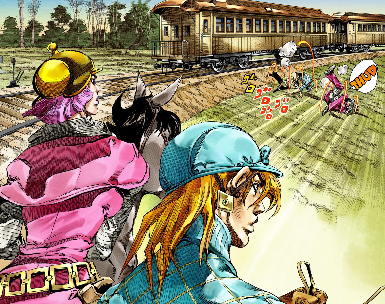 Jojo's Bizarre Adventure Part 7 - Steel Ball Run - Vol.19 Chapter 73: D4C Part 6