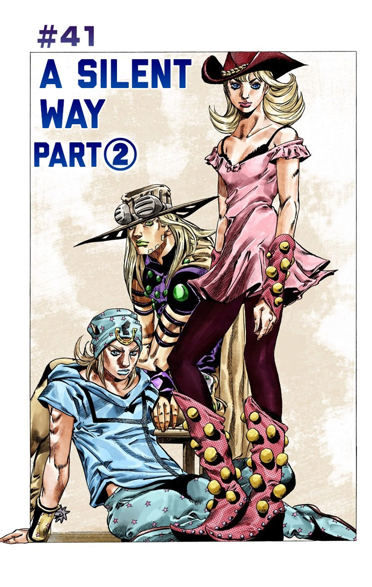 Jojo's Bizarre Adventure Part 7 - Steel Ball Run - Vol.10 Chapter 41: A Silent Way Part 2