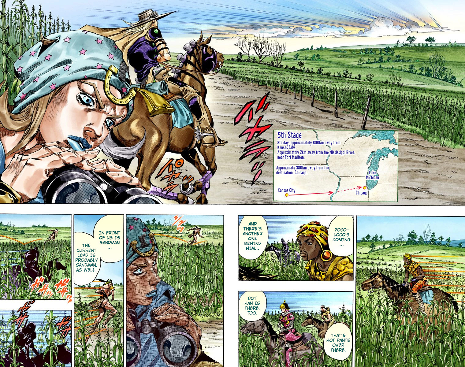 Jojo's Bizarre Adventure Part 7 - Steel Ball Run - Vol.10 Chapter 41: A Silent Way Part 2