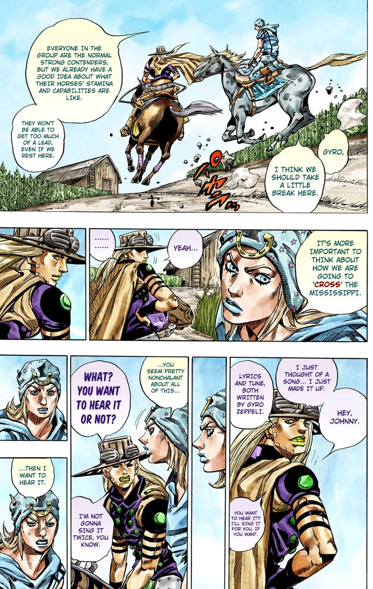 Jojo's Bizarre Adventure Part 7 - Steel Ball Run - Vol.10 Chapter 41: A Silent Way Part 2