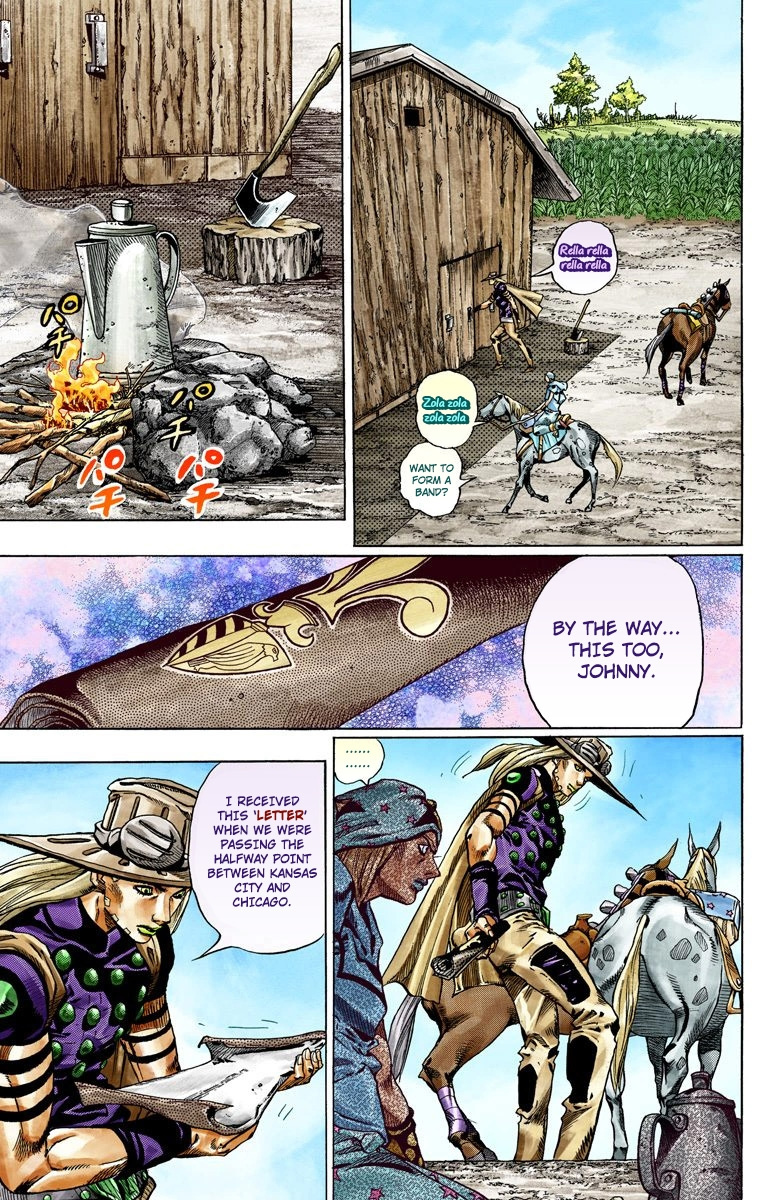 Jojo's Bizarre Adventure Part 7 - Steel Ball Run - Vol.10 Chapter 41: A Silent Way Part 2