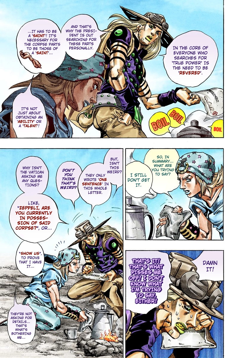 Jojo's Bizarre Adventure Part 7 - Steel Ball Run - Vol.10 Chapter 41: A Silent Way Part 2