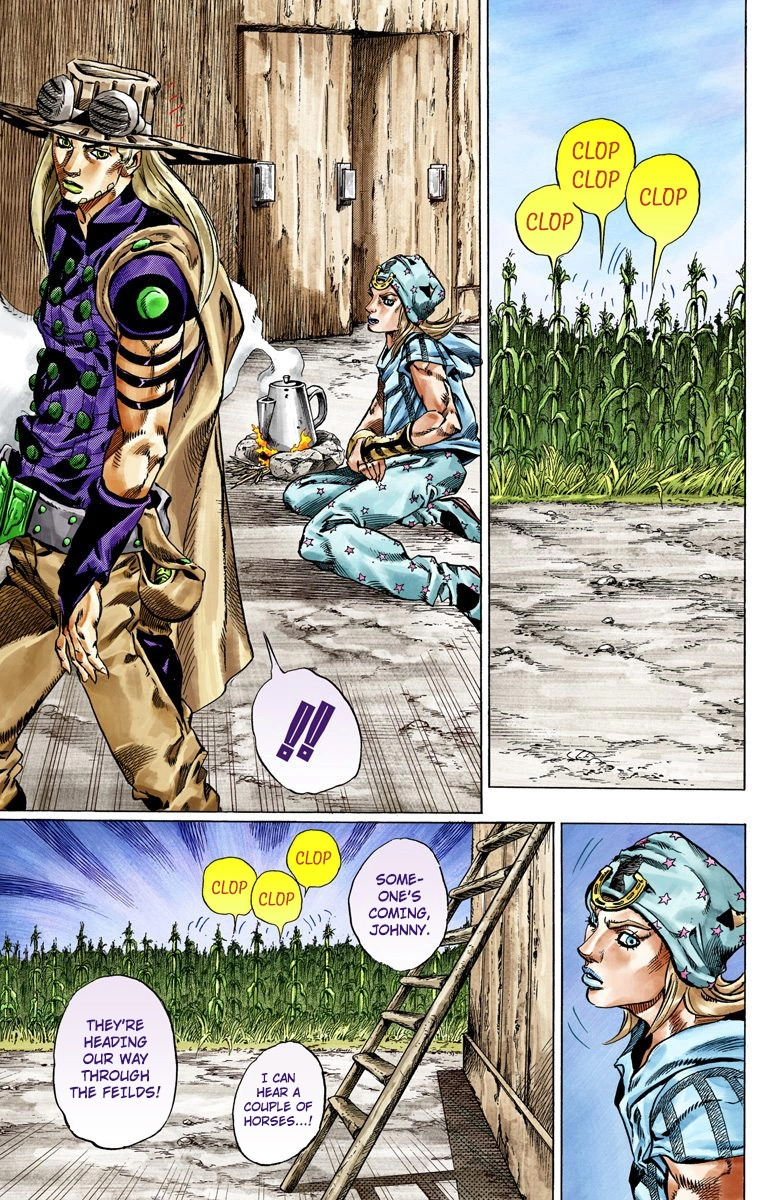 Jojo's Bizarre Adventure Part 7 - Steel Ball Run - Vol.10 Chapter 41: A Silent Way Part 2