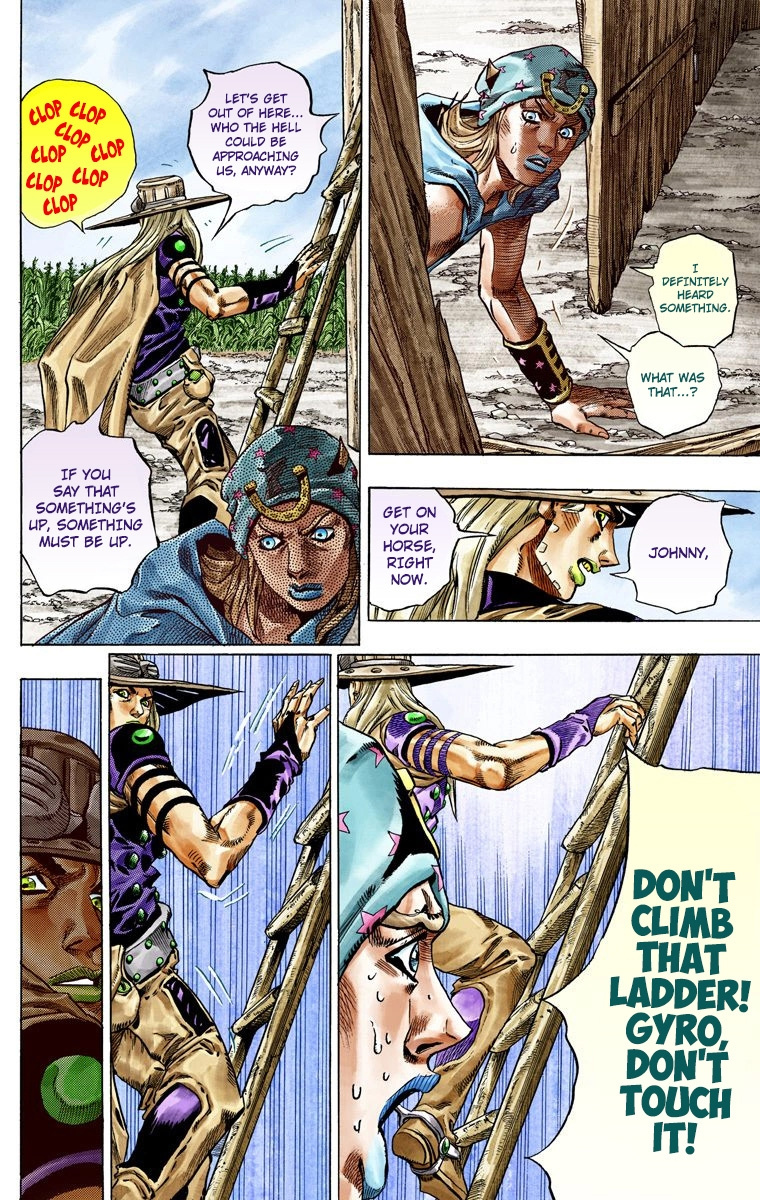 Jojo's Bizarre Adventure Part 7 - Steel Ball Run - Vol.10 Chapter 41: A Silent Way Part 2