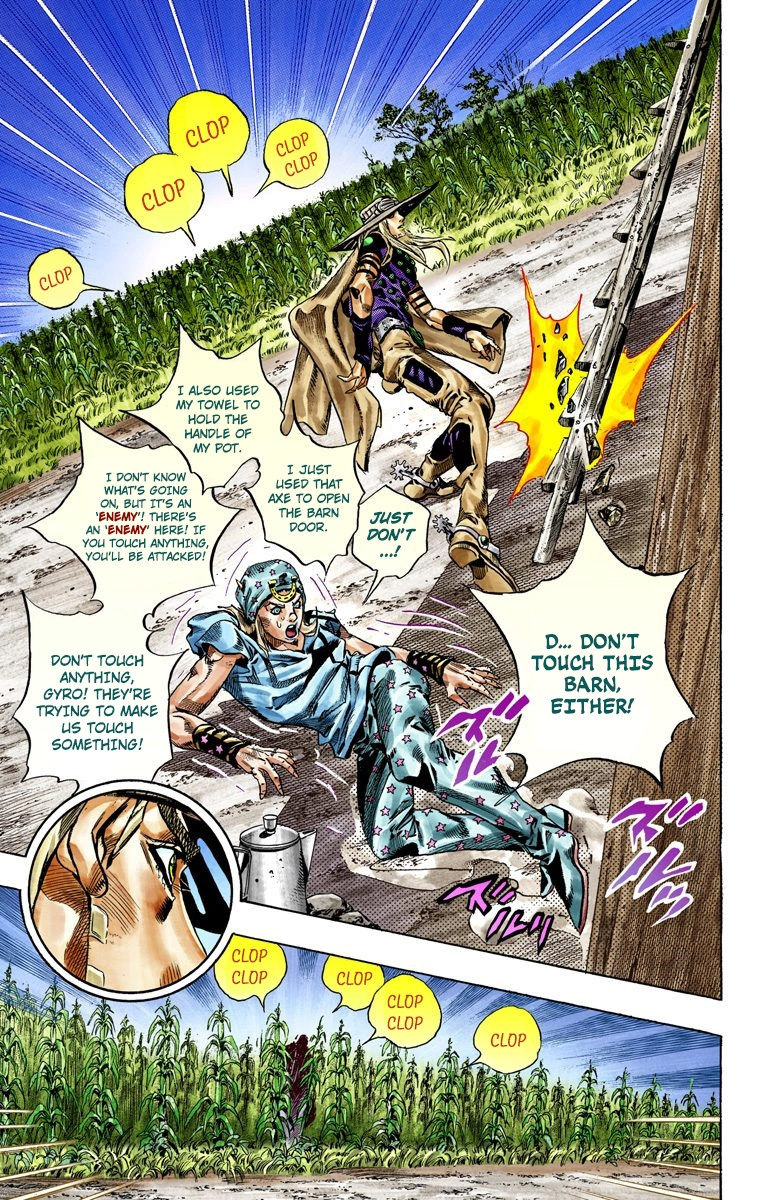 Jojo's Bizarre Adventure Part 7 - Steel Ball Run - Vol.10 Chapter 41: A Silent Way Part 2