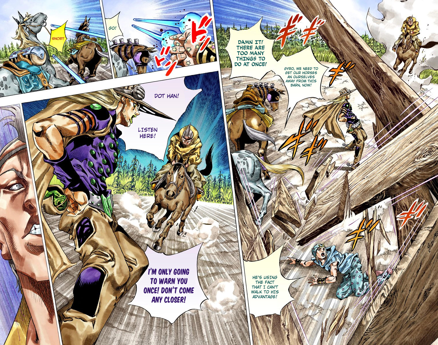 Jojo's Bizarre Adventure Part 7 - Steel Ball Run - Vol.10 Chapter 41: A Silent Way Part 2