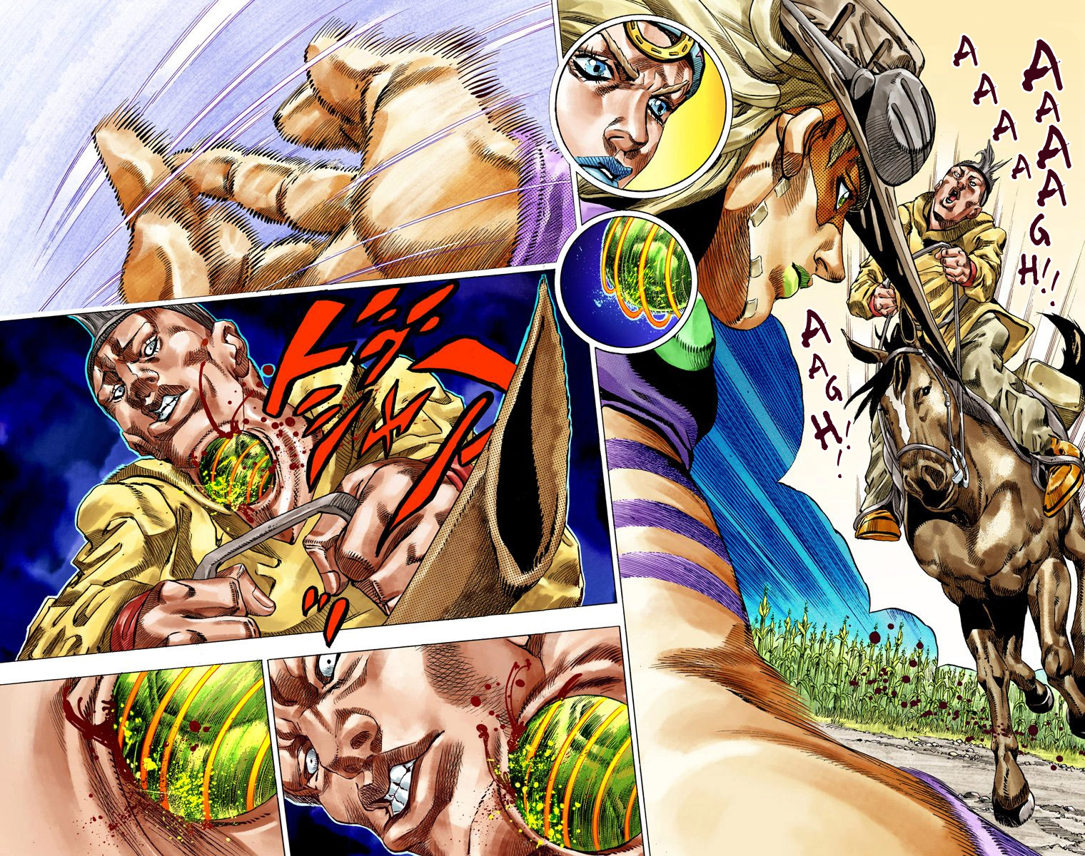 Jojo's Bizarre Adventure Part 7 - Steel Ball Run - Vol.10 Chapter 41: A Silent Way Part 2