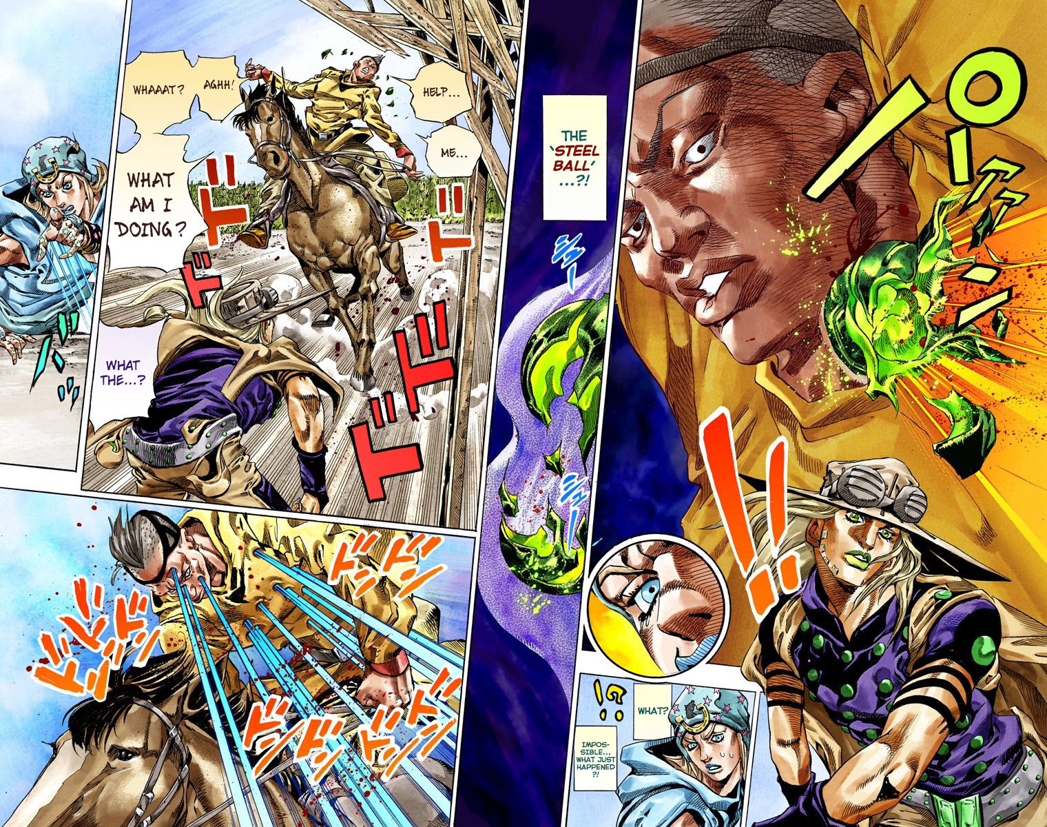 Jojo's Bizarre Adventure Part 7 - Steel Ball Run - Vol.10 Chapter 41: A Silent Way Part 2