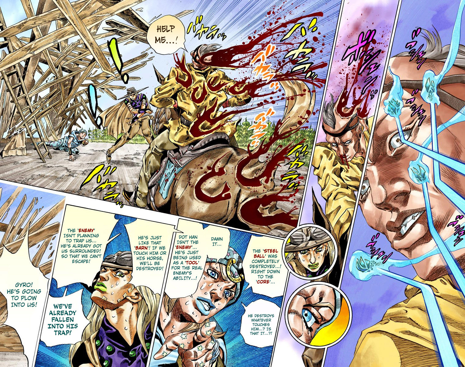 Jojo's Bizarre Adventure Part 7 - Steel Ball Run - Vol.10 Chapter 41: A Silent Way Part 2