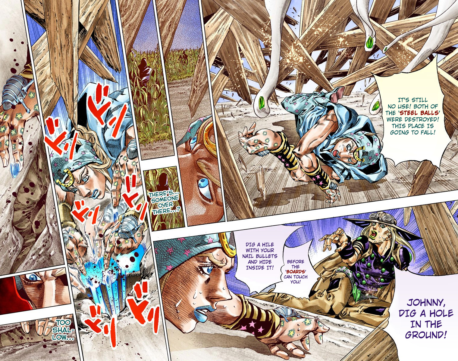 Jojo's Bizarre Adventure Part 7 - Steel Ball Run - Vol.10 Chapter 41: A Silent Way Part 2