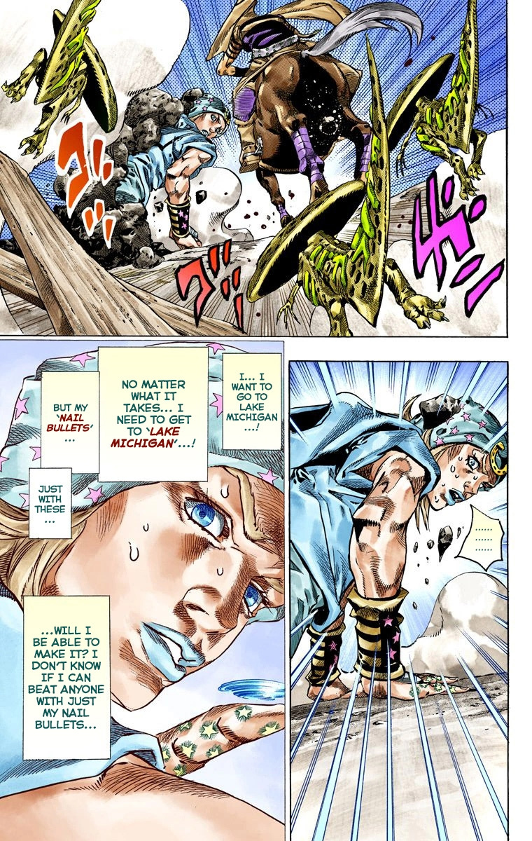 Jojo's Bizarre Adventure Part 7 - Steel Ball Run - Vol.10 Chapter 41: A Silent Way Part 2