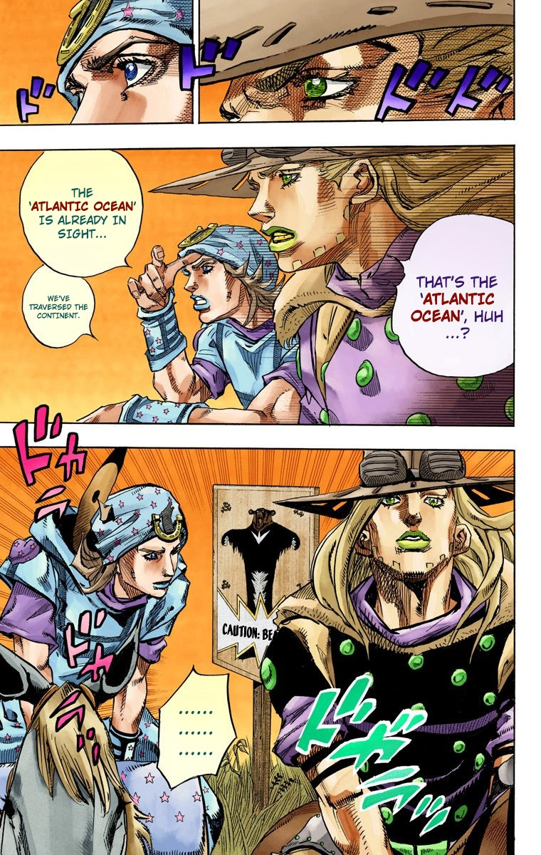 Jojo's Bizarre Adventure Part 7 - Steel Ball Run - Vol.20 Chapter 77: D4C Part 10