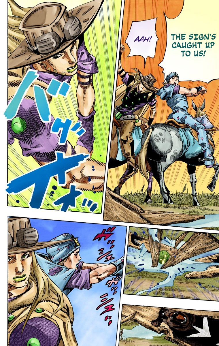 Jojo's Bizarre Adventure Part 7 - Steel Ball Run - Vol.20 Chapter 77: D4C Part 10