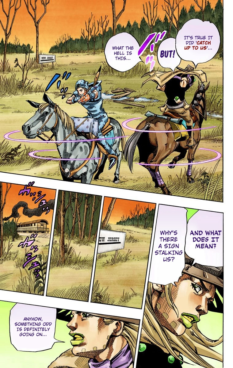 Jojo's Bizarre Adventure Part 7 - Steel Ball Run - Vol.20 Chapter 77: D4C Part 10