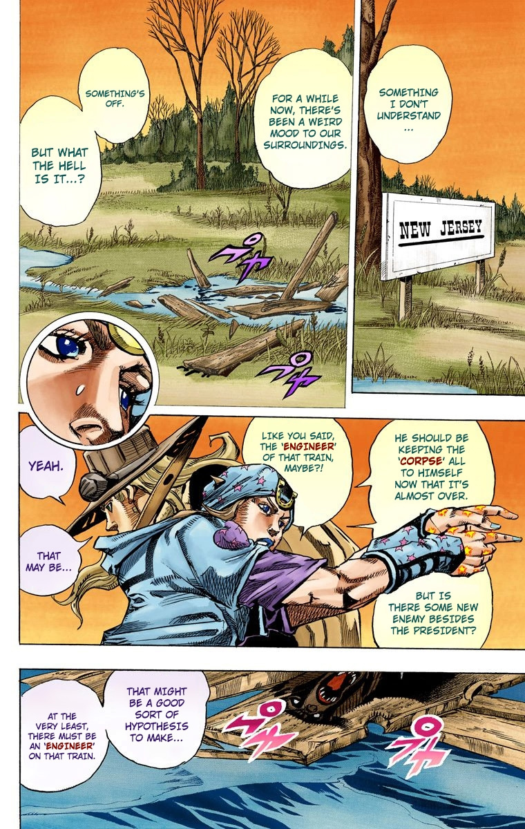 Jojo's Bizarre Adventure Part 7 - Steel Ball Run - Vol.20 Chapter 77: D4C Part 10