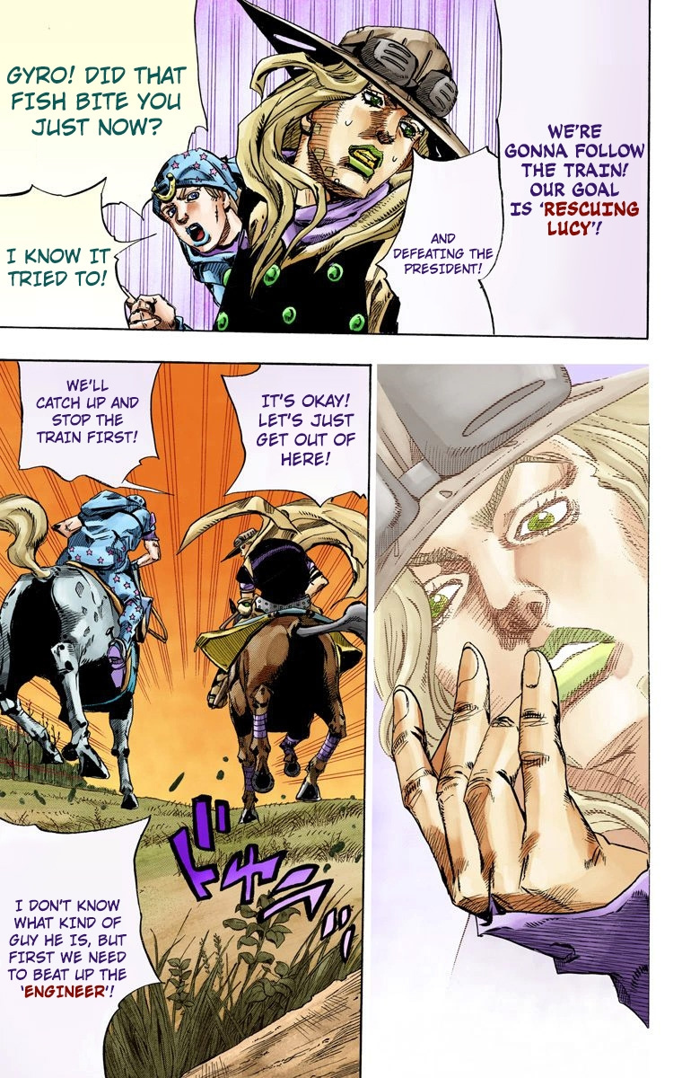 Jojo's Bizarre Adventure Part 7 - Steel Ball Run - Vol.20 Chapter 77: D4C Part 10