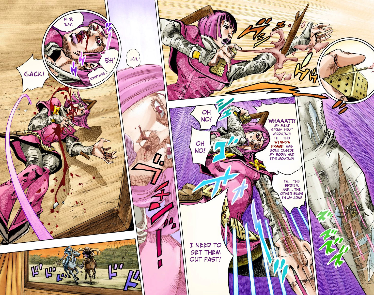 Jojo's Bizarre Adventure Part 7 - Steel Ball Run - Vol.20 Chapter 77: D4C Part 10