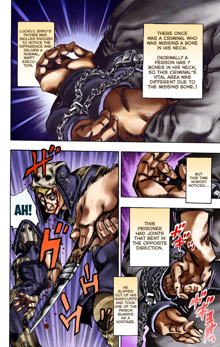 Jojo's Bizarre Adventure Part 7 - Steel Ball Run - Vol.4 Chapter 21: The Duty Of Gyro Zeppeli Part 2