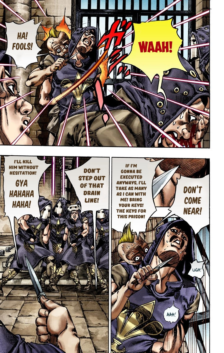 Jojo's Bizarre Adventure Part 7 - Steel Ball Run - Vol.4 Chapter 21: The Duty Of Gyro Zeppeli Part 2