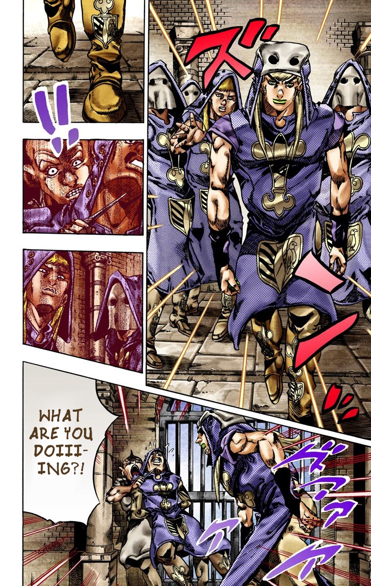 Jojo's Bizarre Adventure Part 7 - Steel Ball Run - Vol.4 Chapter 21: The Duty Of Gyro Zeppeli Part 2