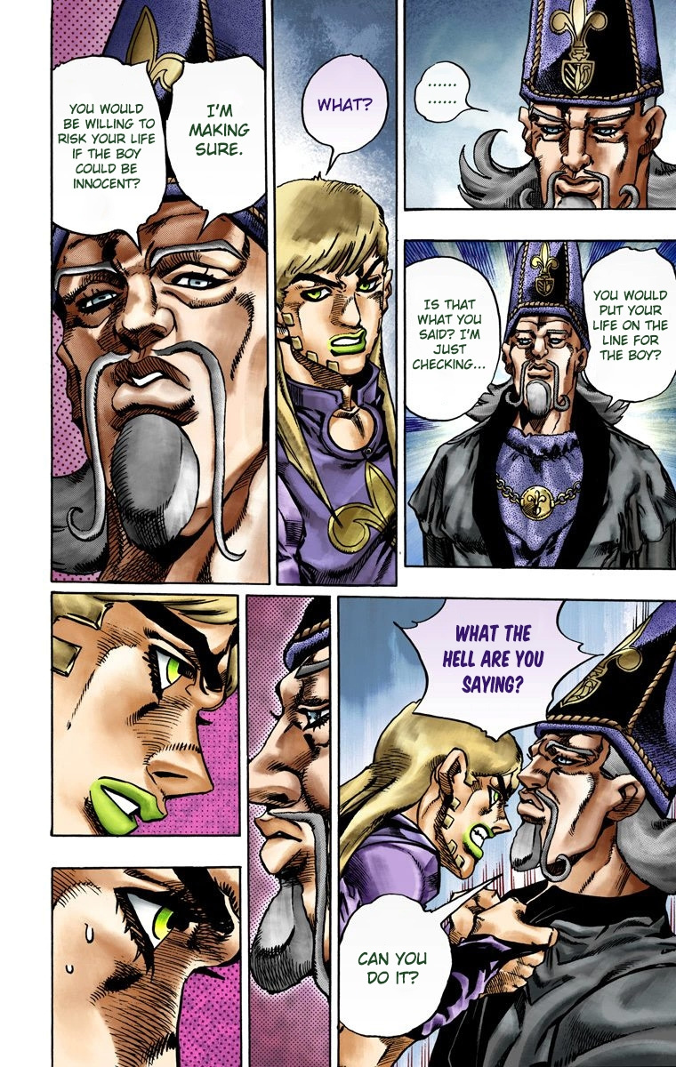 Jojo's Bizarre Adventure Part 7 - Steel Ball Run - Vol.4 Chapter 21: The Duty Of Gyro Zeppeli Part 2