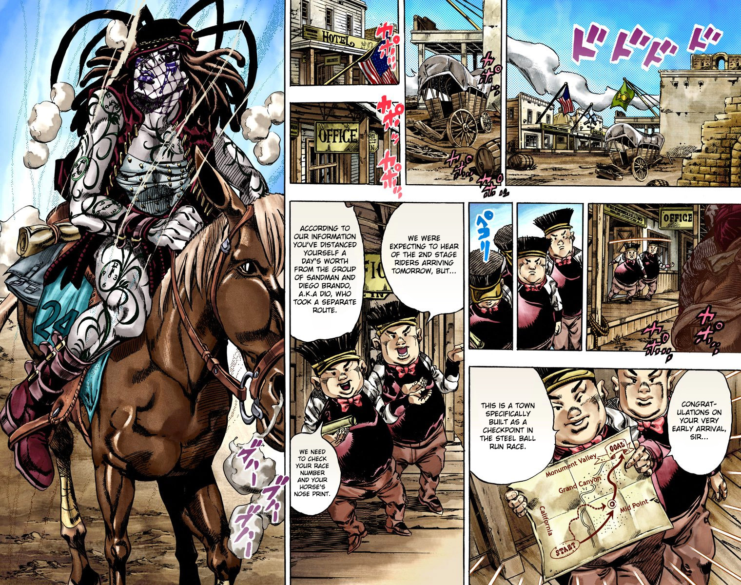 Jojo's Bizarre Adventure Part 7 - Steel Ball Run - Vol.4 Chapter 21: The Duty Of Gyro Zeppeli Part 2