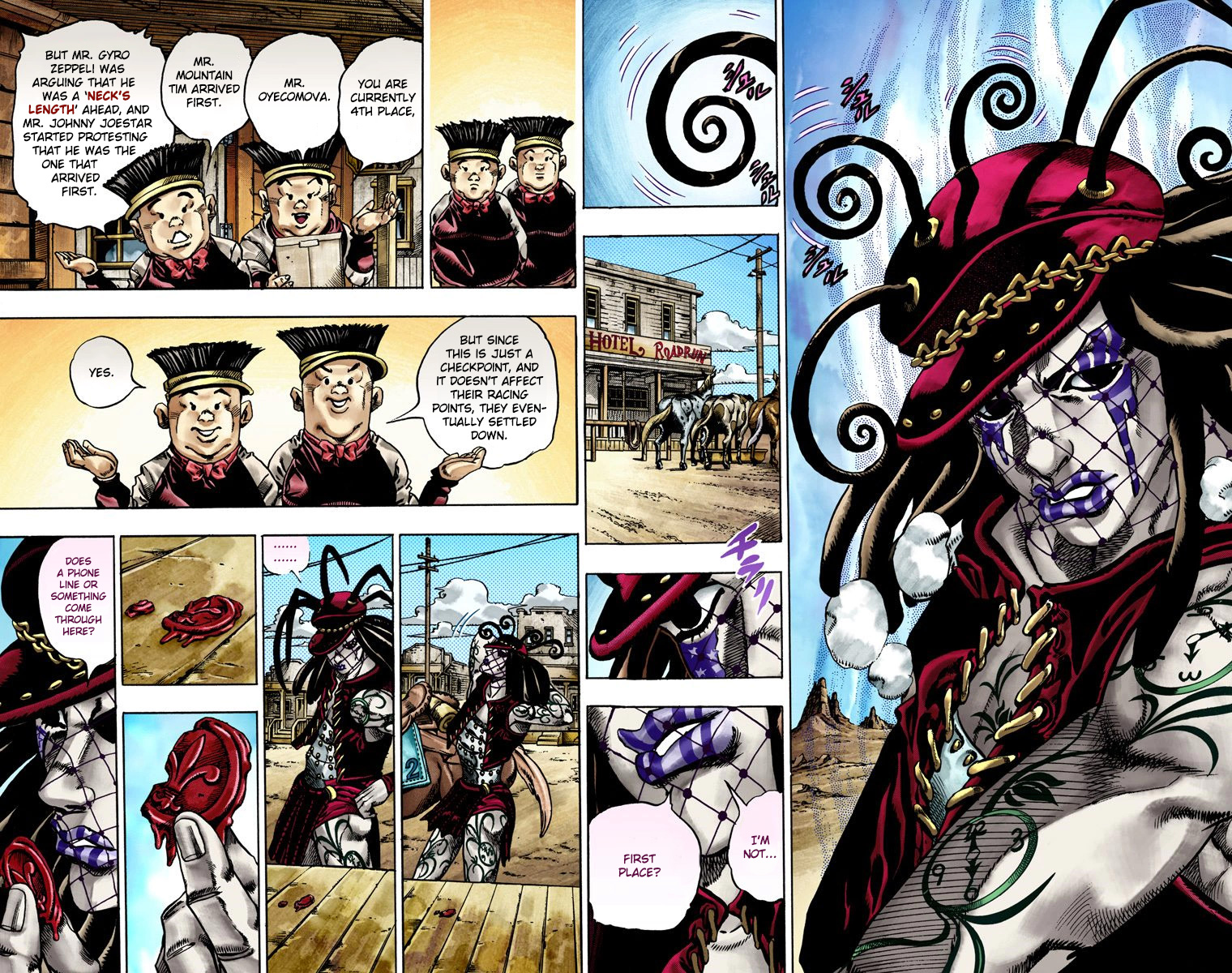 Jojo's Bizarre Adventure Part 7 - Steel Ball Run - Vol.4 Chapter 21: The Duty Of Gyro Zeppeli Part 2