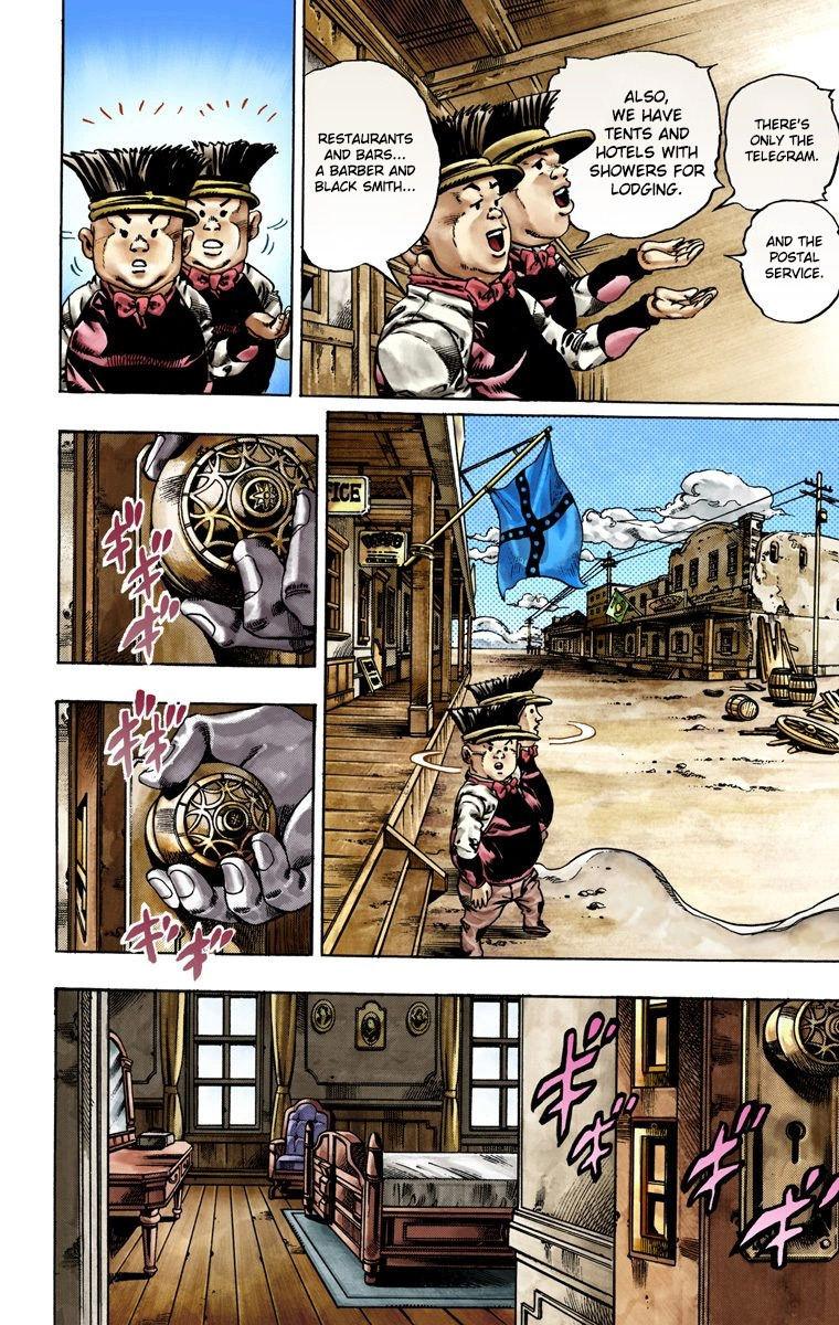 Jojo's Bizarre Adventure Part 7 - Steel Ball Run - Vol.4 Chapter 21: The Duty Of Gyro Zeppeli Part 2