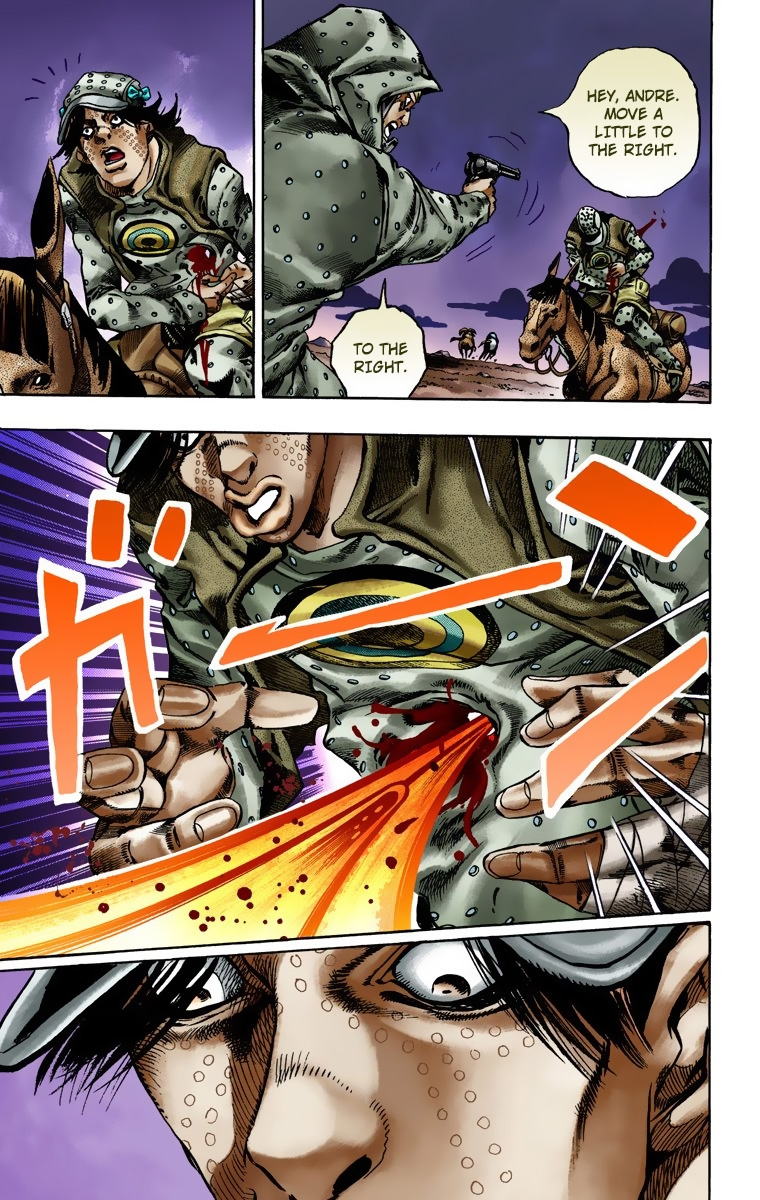 Jojo's Bizarre Adventure Part 7 - Steel Ball Run - Vol.3 Chapter 17: The Desert Born Outlaws Part 3