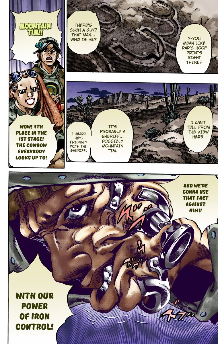 Jojo's Bizarre Adventure Part 7 - Steel Ball Run - Vol.3 Chapter 17: The Desert Born Outlaws Part 3