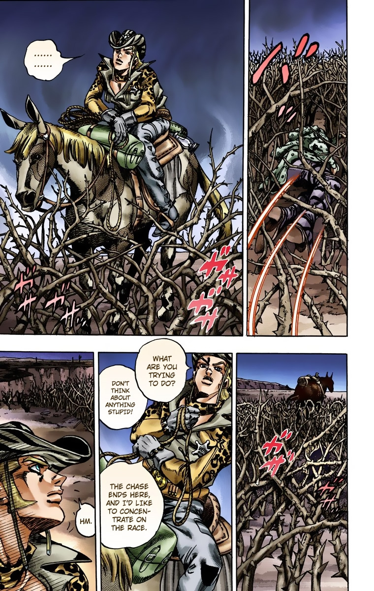 Jojo's Bizarre Adventure Part 7 - Steel Ball Run - Vol.3 Chapter 17: The Desert Born Outlaws Part 3