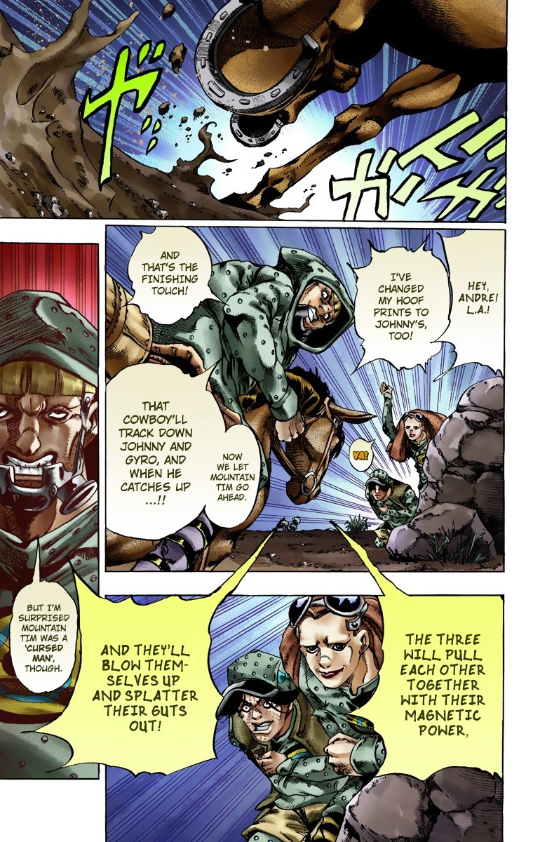 Jojo's Bizarre Adventure Part 7 - Steel Ball Run - Vol.3 Chapter 17: The Desert Born Outlaws Part 3