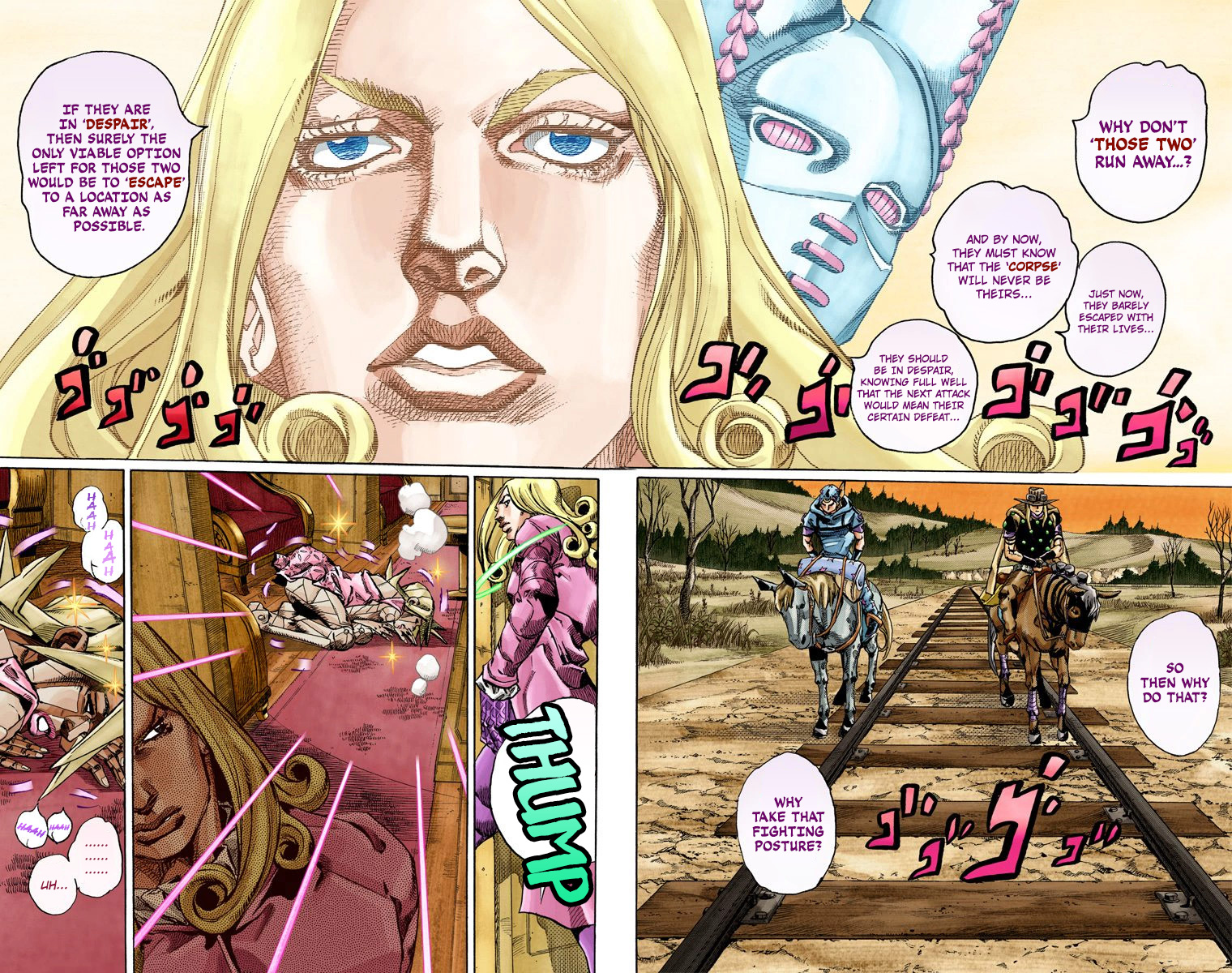 Jojo's Bizarre Adventure Part 7 - Steel Ball Run - Vol.20 Chapter 80: D4C Part 13 -Love Train-