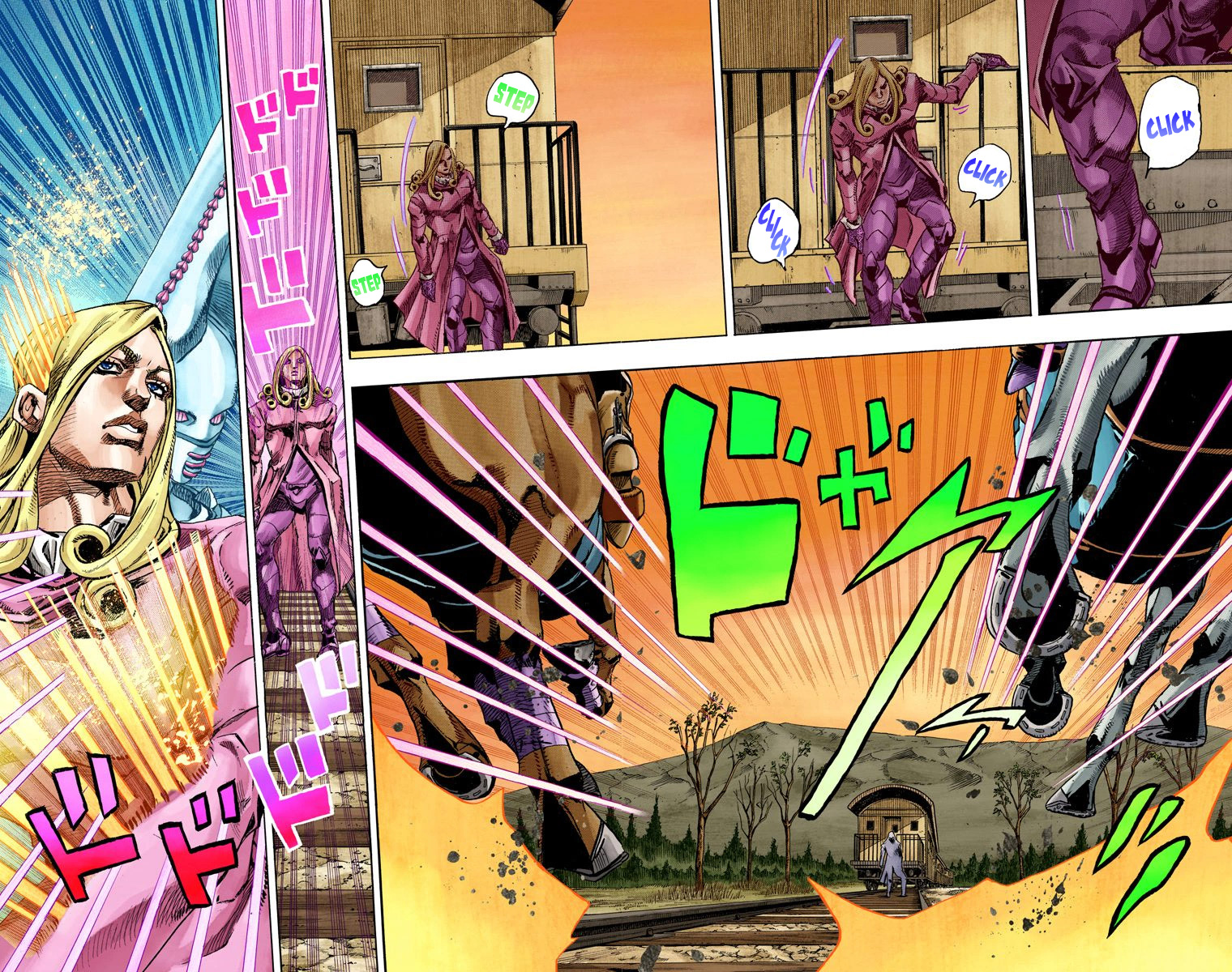 Jojo's Bizarre Adventure Part 7 - Steel Ball Run - Vol.20 Chapter 80: D4C Part 13 -Love Train-