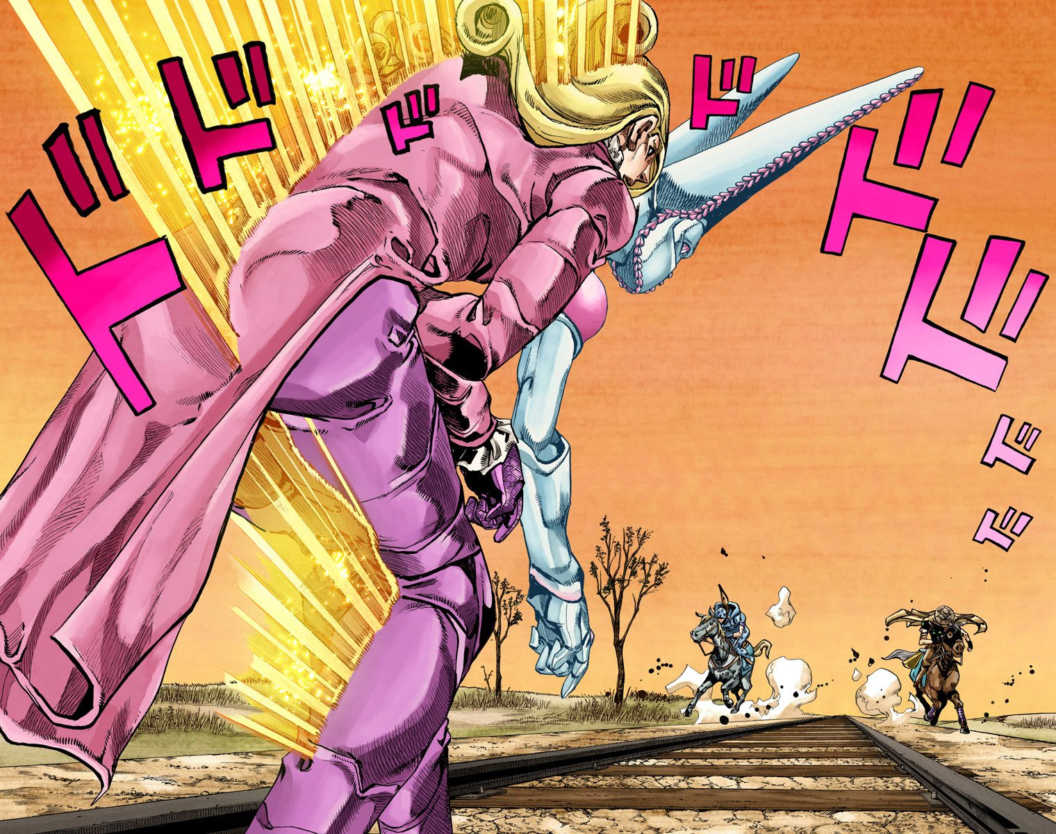 Jojo's Bizarre Adventure Part 7 - Steel Ball Run - Vol.20 Chapter 80: D4C Part 13 -Love Train-