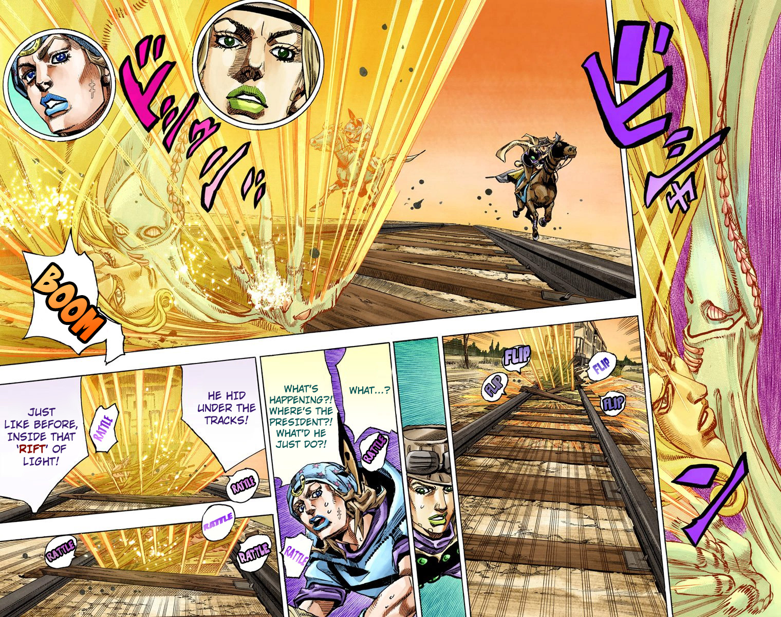 Jojo's Bizarre Adventure Part 7 - Steel Ball Run - Vol.20 Chapter 80: D4C Part 13 -Love Train-