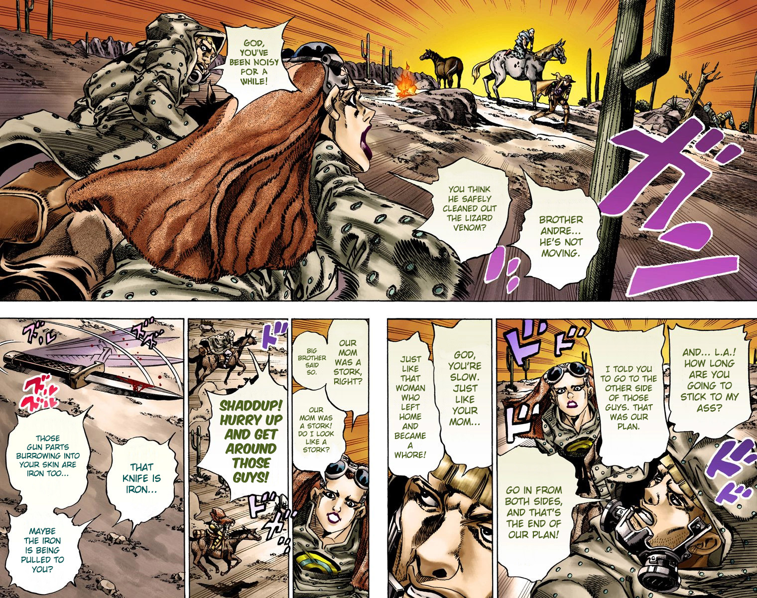 Jojo's Bizarre Adventure Part 7 - Steel Ball Run - Vol.3 Chapter 16: The Desert Born Outlaws Part 2