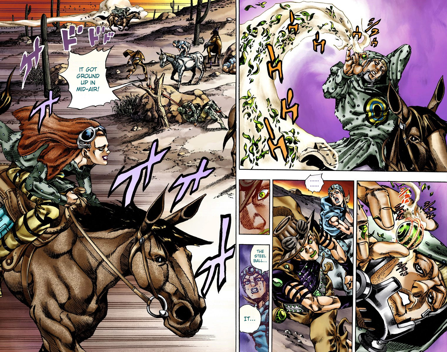 Jojo's Bizarre Adventure Part 7 - Steel Ball Run - Vol.3 Chapter 16: The Desert Born Outlaws Part 2