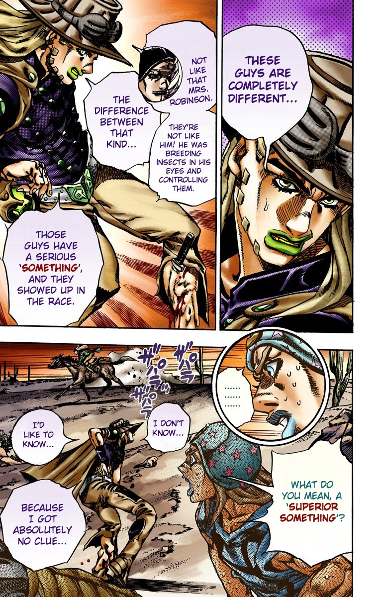 Jojo's Bizarre Adventure Part 7 - Steel Ball Run - Vol.3 Chapter 16: The Desert Born Outlaws Part 2